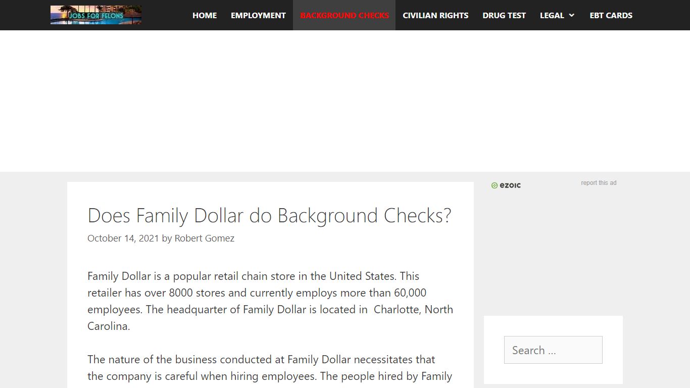 Does Family Dollar do Background Checks - 2021 Updated